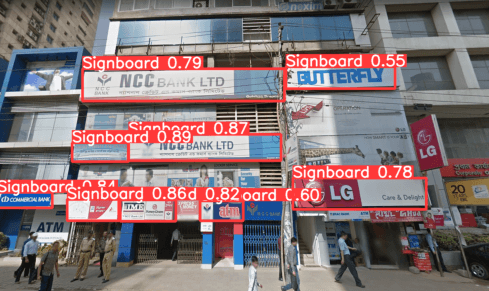 Real-time Signboard Detection